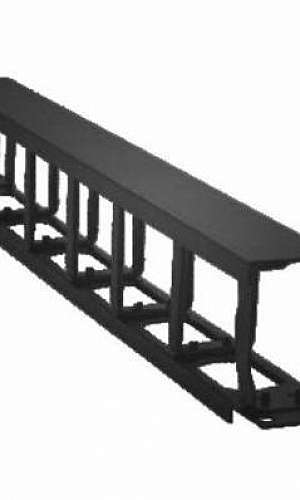 guia de cabos horizontal fechado 1u guia de cabos horizontal fechado 1u