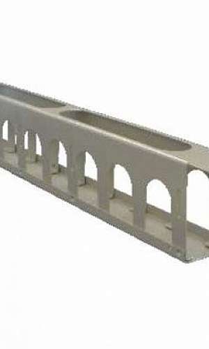 guia de cabos horizontal fechado 2u guia de cabos horizontal fechado 2u