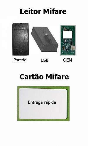 Leitor gravador rfid mifare Leitor gravador rfid mifare