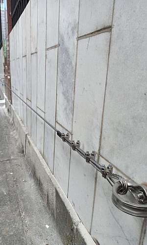 Linha de vida horizontal Linha de vida horizontal