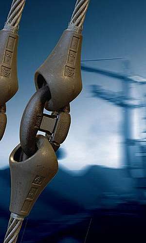 Soquete aberto para cabo de aço  Soquete aberto para cabo de aço