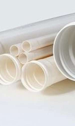 Tubo de esgoto PVC branco Tubo de esgoto PVC branco